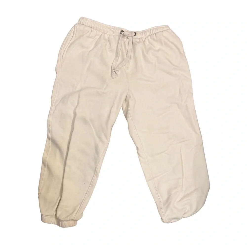 Aeropostale Off-White Fleece Joggers - Picture 2 of 5